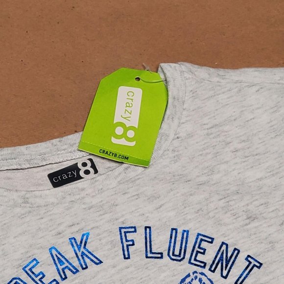 Crazy 8 Fluent French Fries T-Shirt 5T Gray - Picture 3 of 7